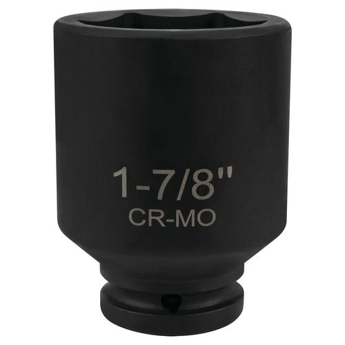 M1263 Performance Tool 3/4-Inch Drive 1-7/8-Inch Deep Wall Impact Socket for Heavy Duty Machinery Repairs and Maintenance