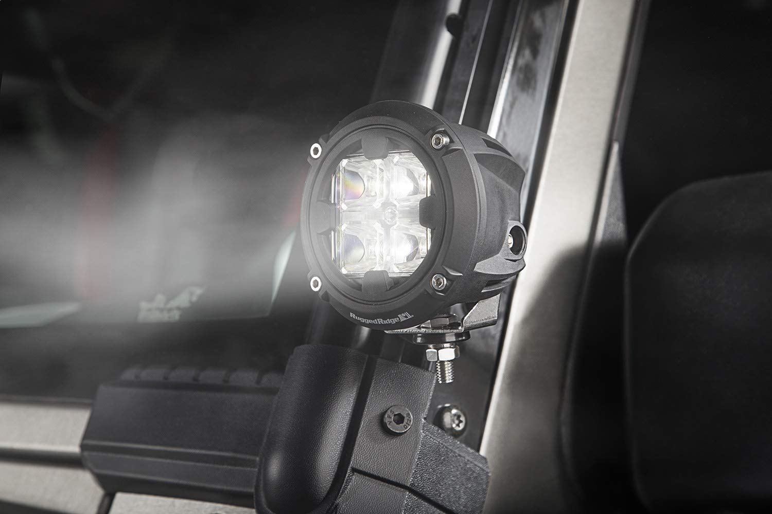 Light Kit, Rugged Ridge 3.5 inch Round, Combo High/Low Beam | 15209.31