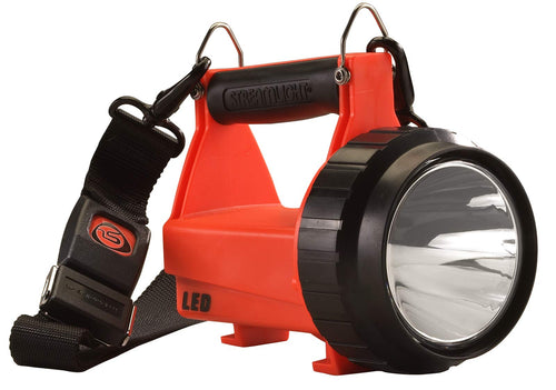 Fire Vulcan Streamlight 44451 LED Vehicle Mount System Flashlight with DC Charger, Dual Rear LEDs and Quick Release Shoulder Strap, Orange - 180 Lumens