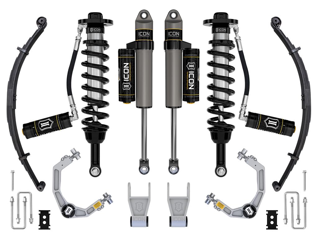 2021-2024 Ford F-150 Tremor ICON, 2.5-3" Lift, Stage 3 Suspension System, Billet, w/Leaf Packs