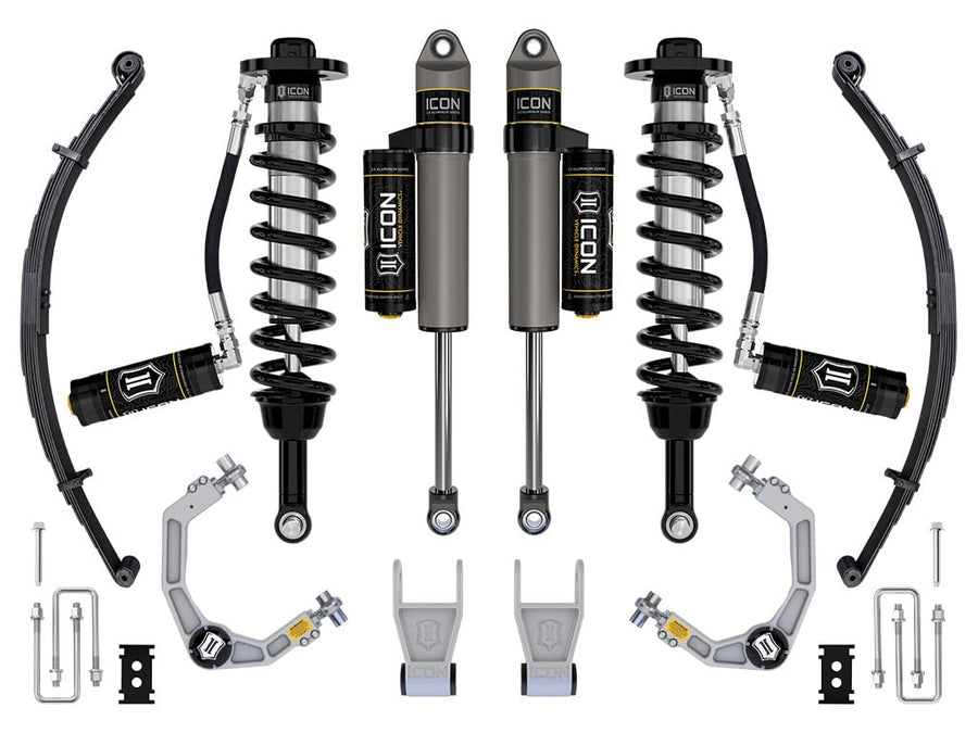 2021-2024 Ford F-150 Tremor ICON, 2.5-3" Lift, Stage 3 Suspension System, Billet, w/Leaf Packs