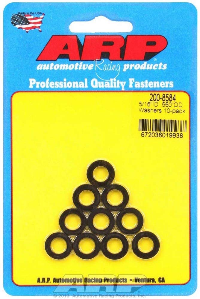 BLACK WASHERS ARP 200-8584 -5/16IN ID