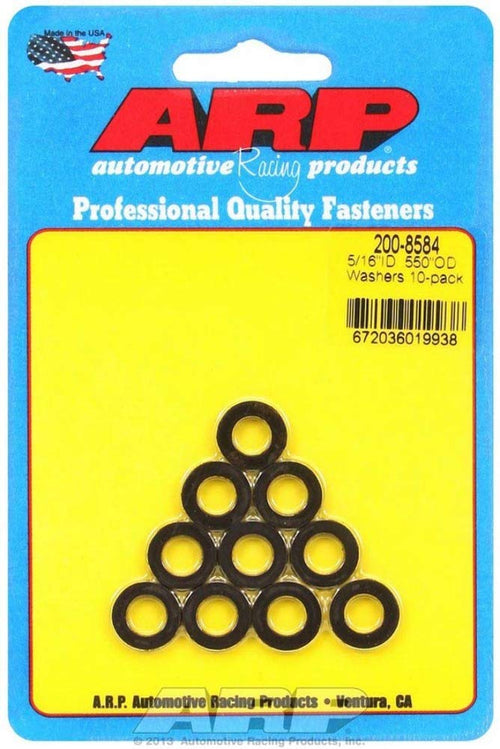BLACK WASHERS ARP 200-8584 -5/16IN ID