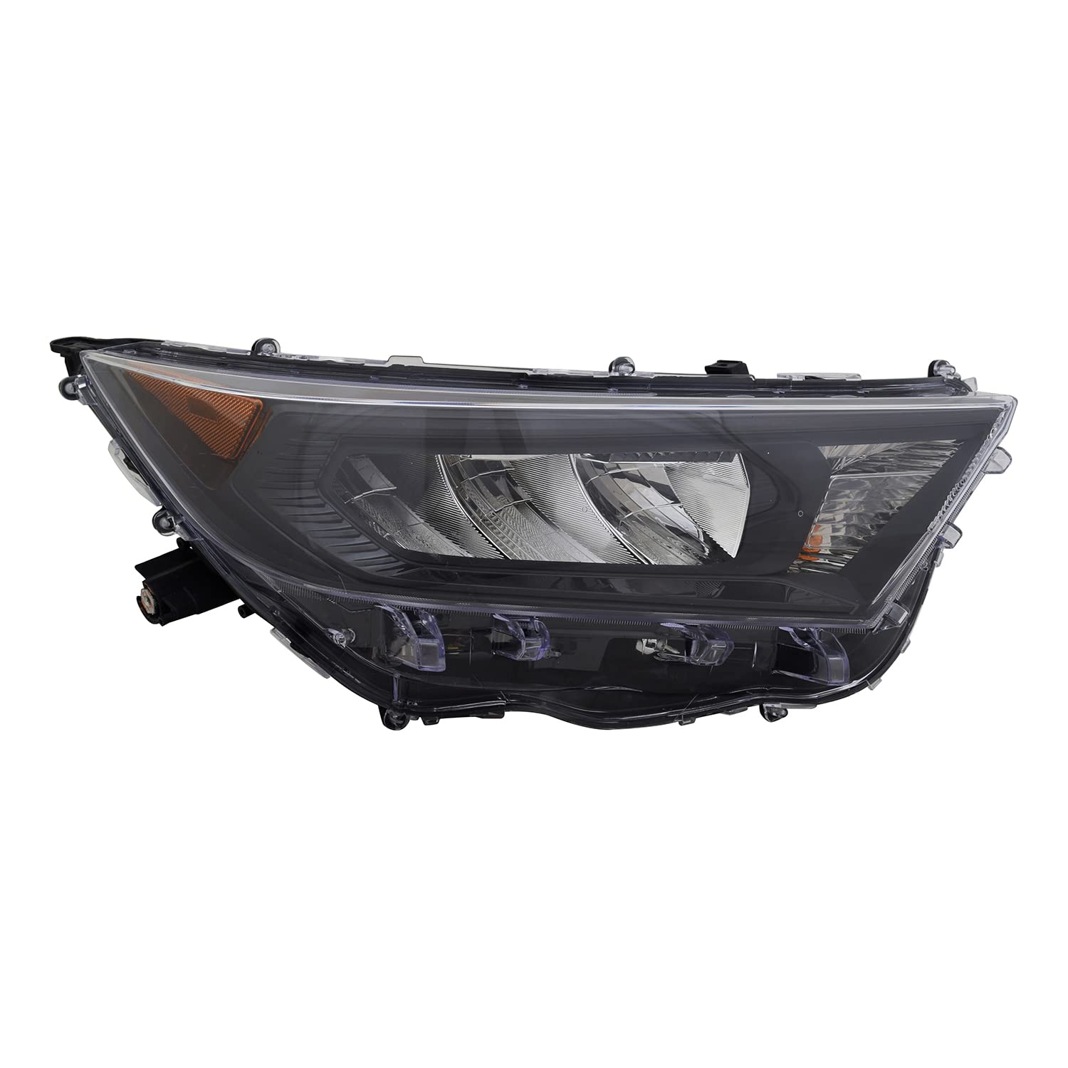 Right TYC Headlight Assembly Compatible with 2019-2021 Toyota Rav4