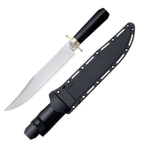 Laredo Bowie Cold Steel 10.5" 4034SS Razor-Sharp Clip Point Blade 5.1875" Micarta Handle Tactical Fixed Blade Knife w/Secure-Ex Sheath