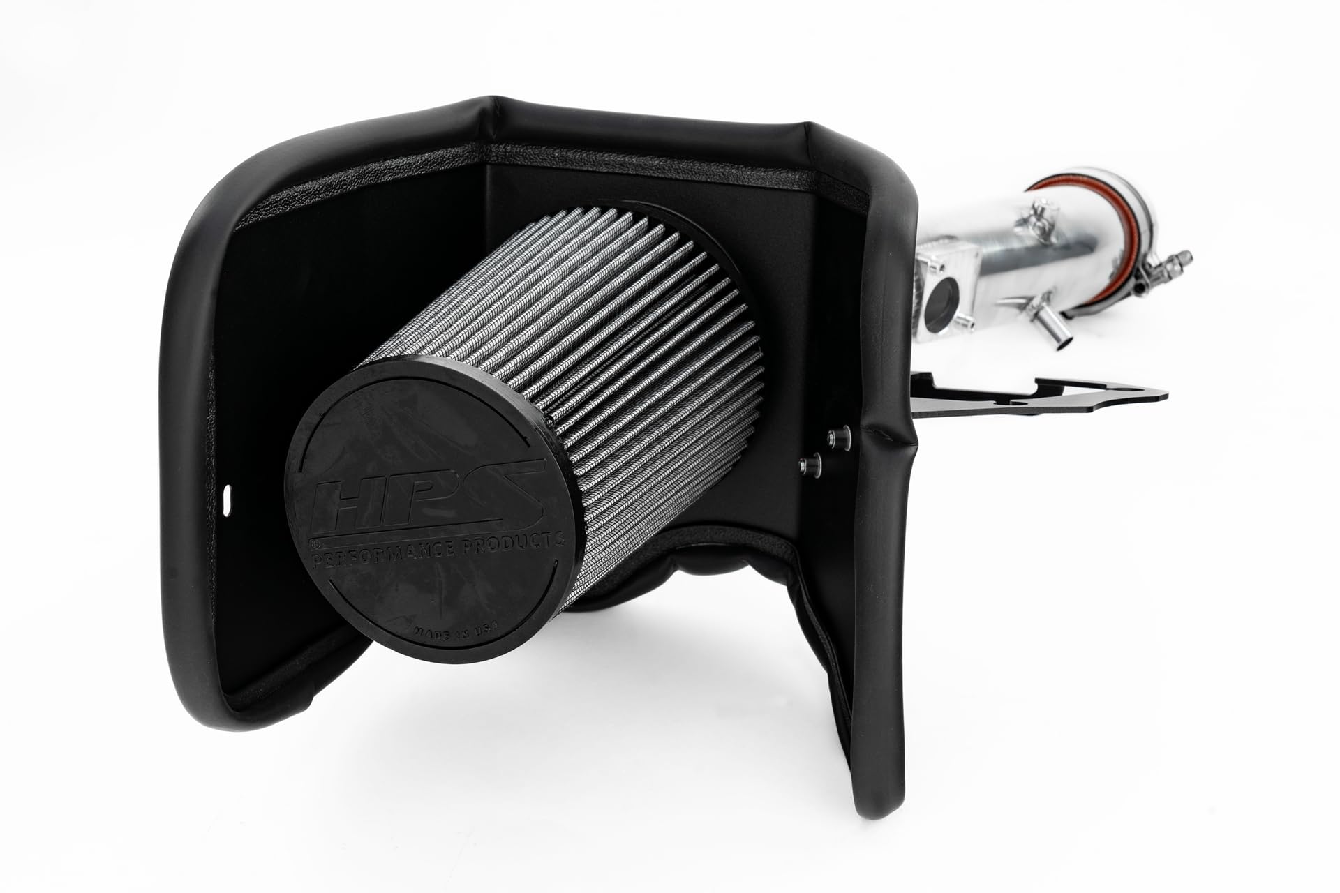 HPS Air Intake Kit Polished with Heat Shield Compatible for 2018-2022 Honda Accord 1.5L Turbo, 827-406P