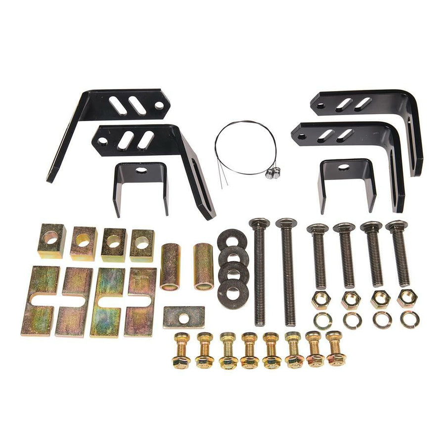 Fifth Wheel Trailer Hitch Mount Kit Husky Towing 31563 Universal Bracket for 4 and 10 Bolt Rail Install Bolt-On with Drilling Required Includes Hardware