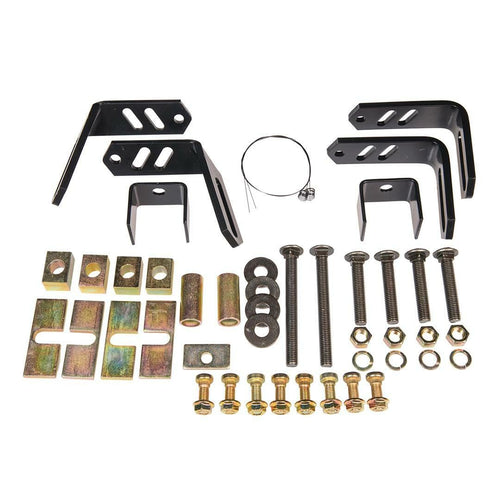 Fifth Wheel Trailer Hitch Mount Kit Husky Towing 31563 Universal Bracket for 4 and 10 Bolt Rail Install Bolt-On with Drilling Required Includes Hardware
