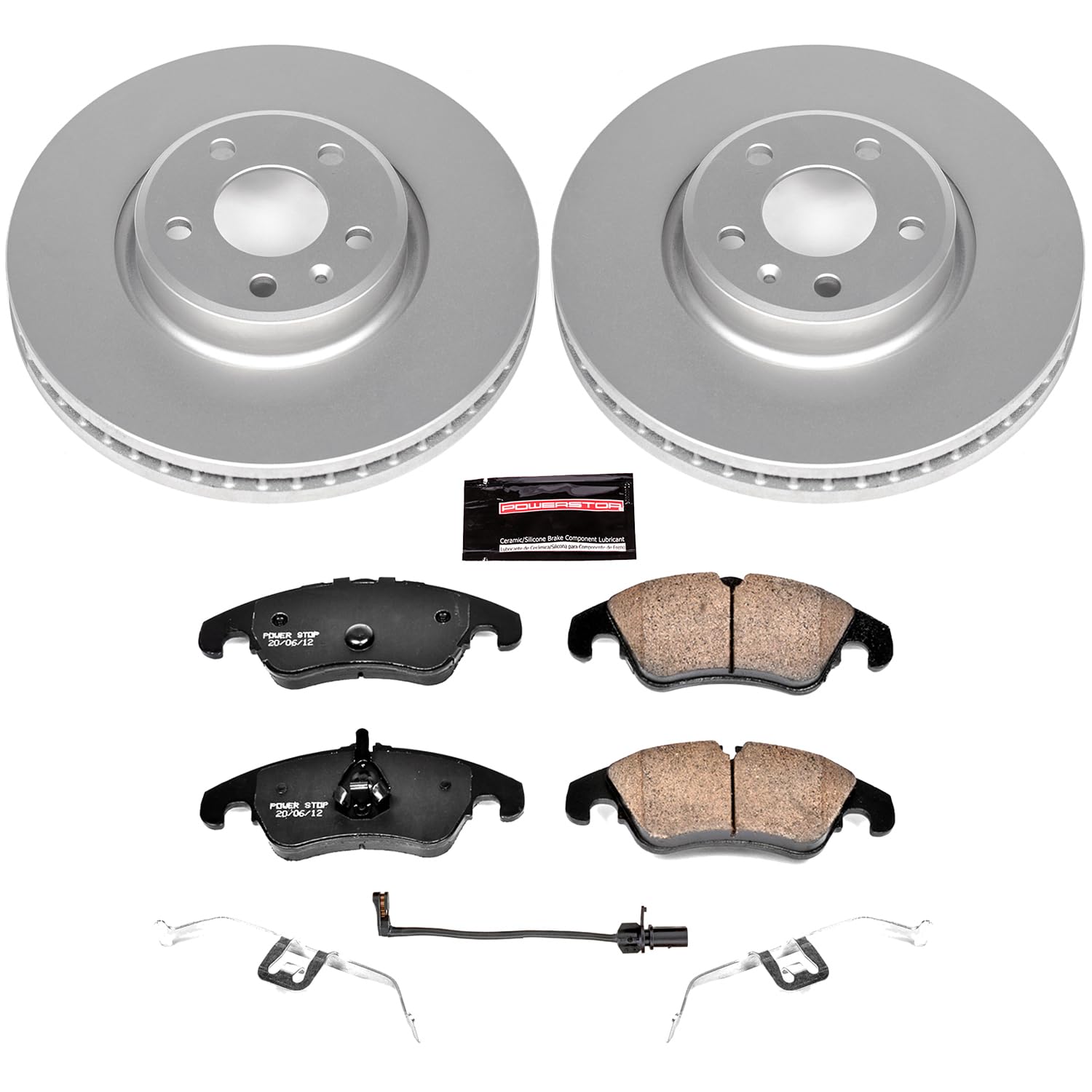 Power Stop Front CRK6133 Geomet® Coated Brake Kit