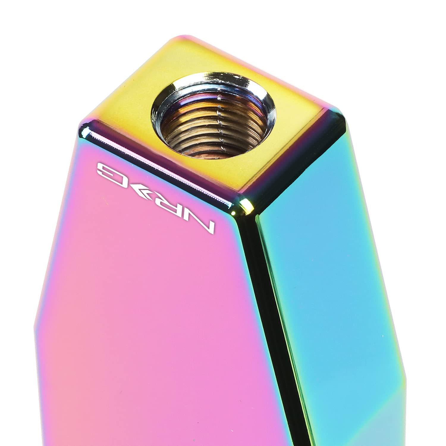 NRG Innovations M10 X 1.5 Aluminum Weighted SK-600MC-1015 Monolith Shift Knob,Neochrome
