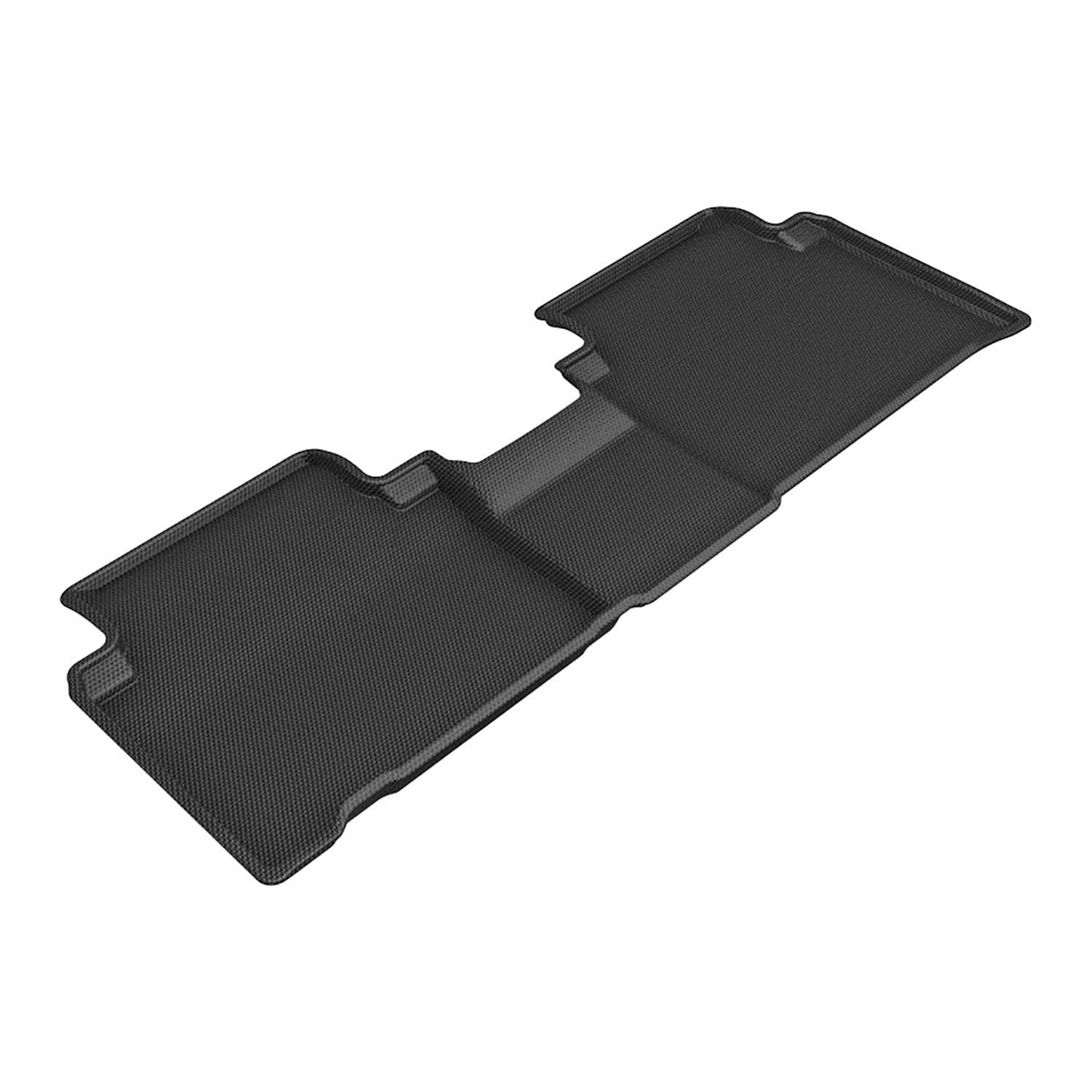 3D MAXpider Kagu Custom Fit Floor Mat (Black) Compatible with Hyundai Santa Fe Hybrid 2024-2026 - Second Row