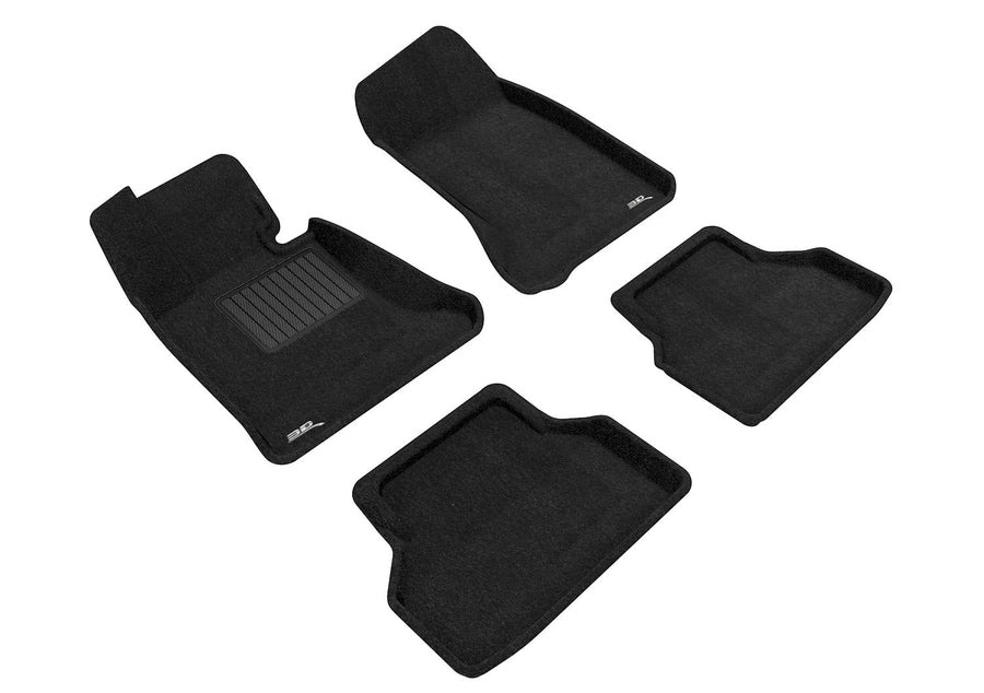 3D MAXpider Floor Liners Custom Fit For BMW 5 SERIES SEDAN 2004-2010 ELEGANT BLACK R1 R2