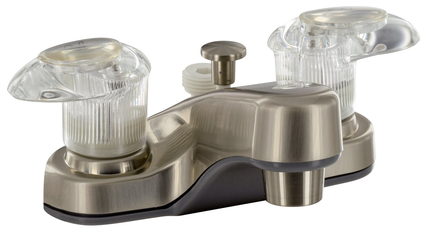 Valterra Catalina Two-Handle 4" Bathroom Diverter Faucet with 2" Spout - Brushed Nickel Phoenix Faucets PF222441