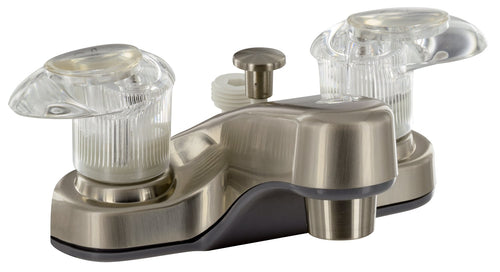 Valterra Catalina Two-Handle 4" Bathroom Diverter Faucet with 2" Spout - Brushed Nickel Phoenix Faucets PF222441
