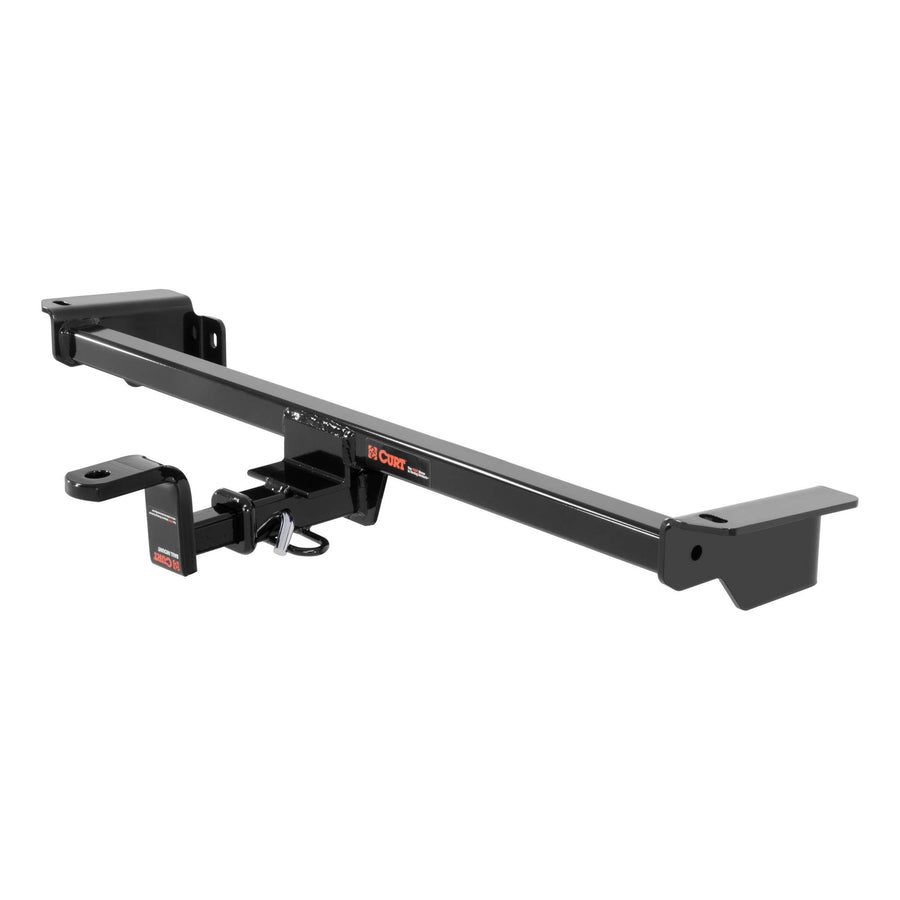 CURT Class 1 Trailer Hitch with Ball Mount, 1-1/4-In Receiver, Fits Ford Fiesta Select