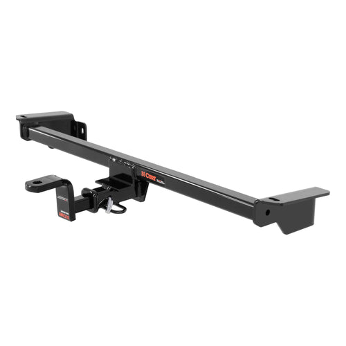 CURT Class 1 Trailer Hitch with Ball Mount, 1-1/4-In Receiver, Fits Ford Fiesta Select