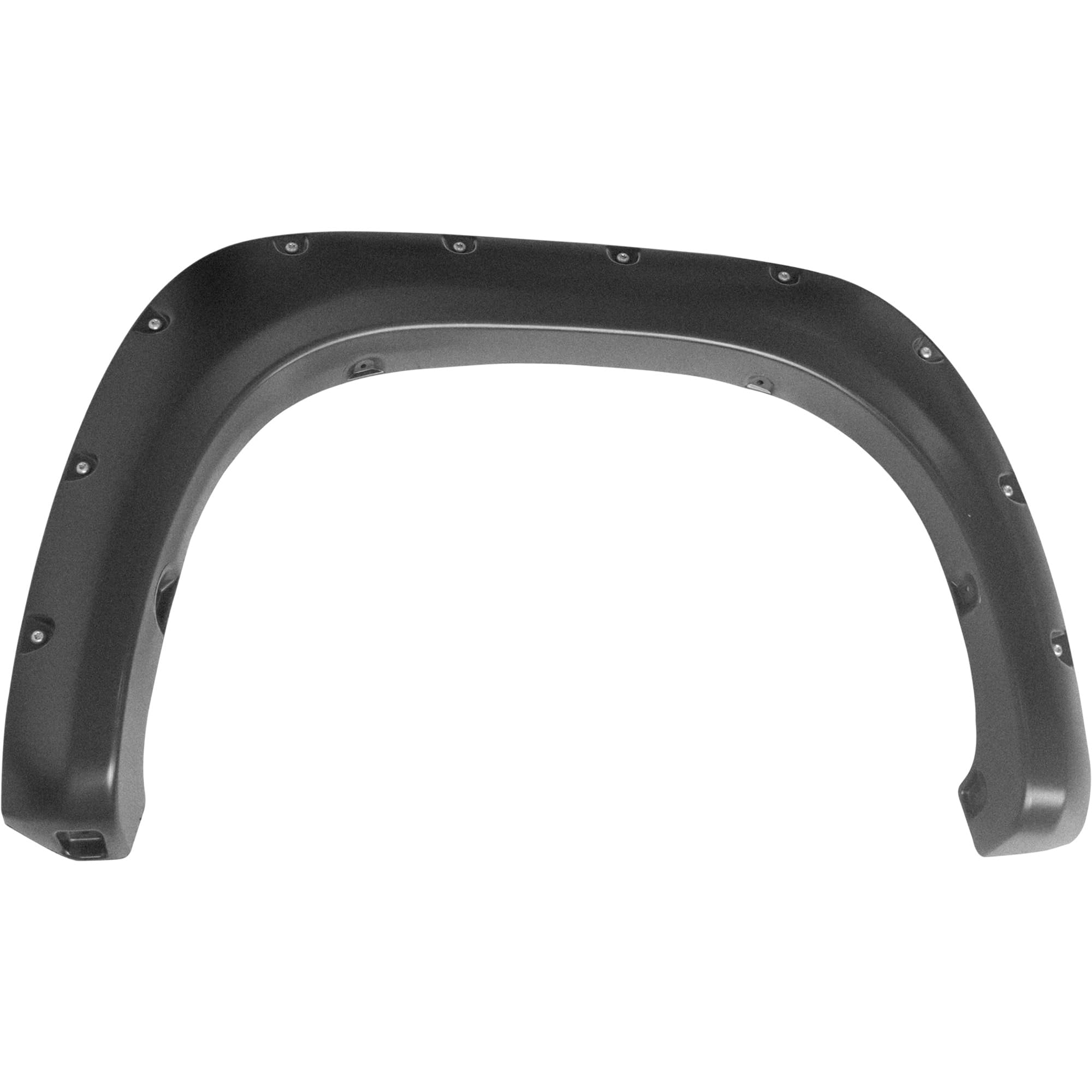Fender Flares Black Horse Riveted Style Black Compatible with 2009-2010 Dodge Ram 1500|2011-2018 Ram 1500-FPSRA10T