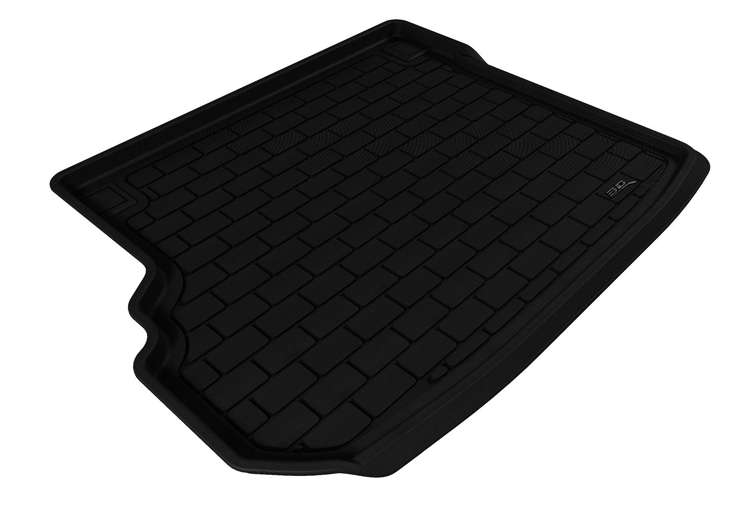 3D MAXpider Custom Fit Cargo All-Weather Floor Mat for Select Mercedes-Benz GLK-Class Models - Kagu Rubber (Black)