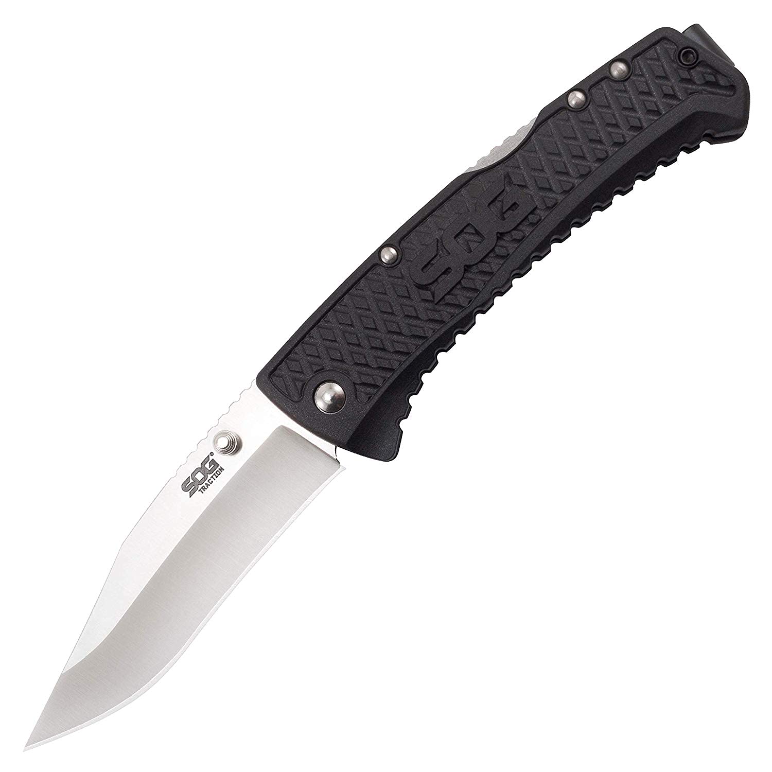 Folding SOG Traction Knife Clip Point