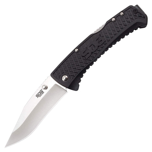 Folding SOG Traction Knife Clip Point