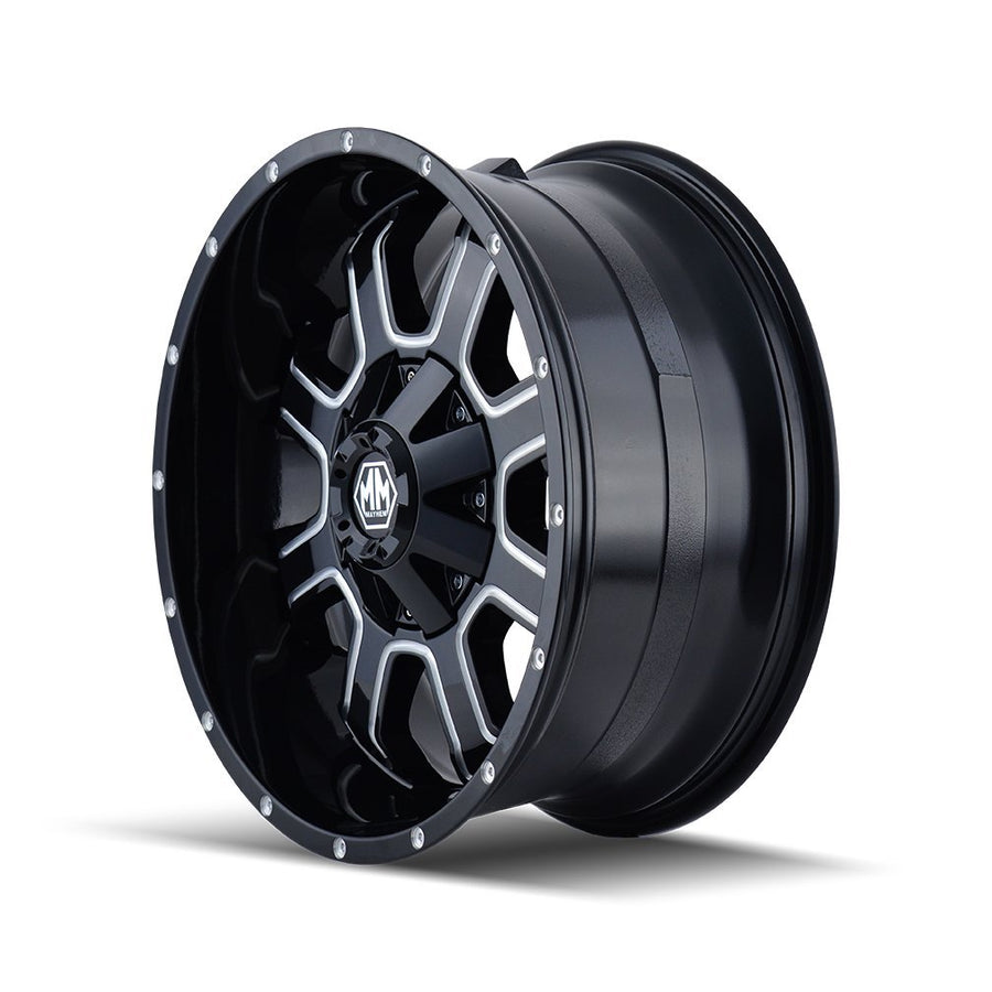 Fierce Mayhem Wheel with Milled Finish (20x9"/5x87.122mm, 0mm offset)