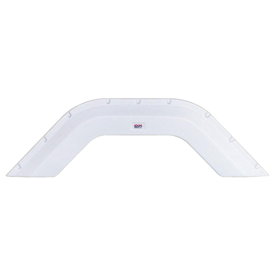Single Axle Fender Skirt ICON 15313 for Cozy Traveler - Polar White