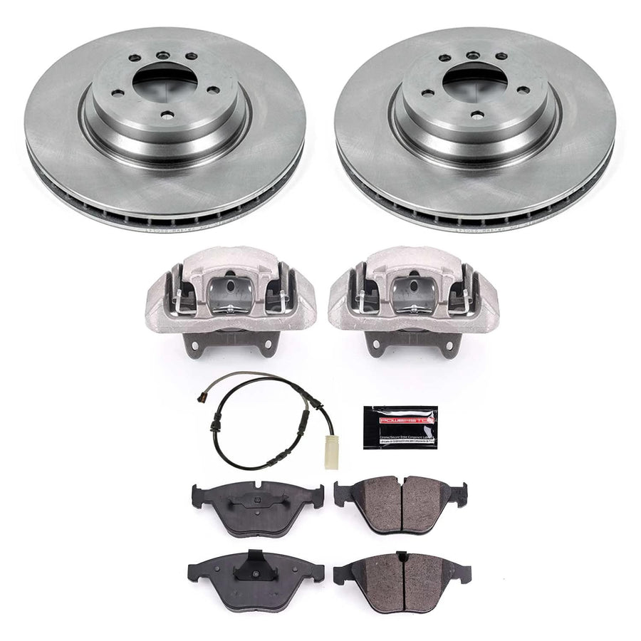 Power Stop KCOE7022 Autospeciality Brake Caliper Kit- Brake Rotors, Ceramic Brake Pads, Brake Calipers