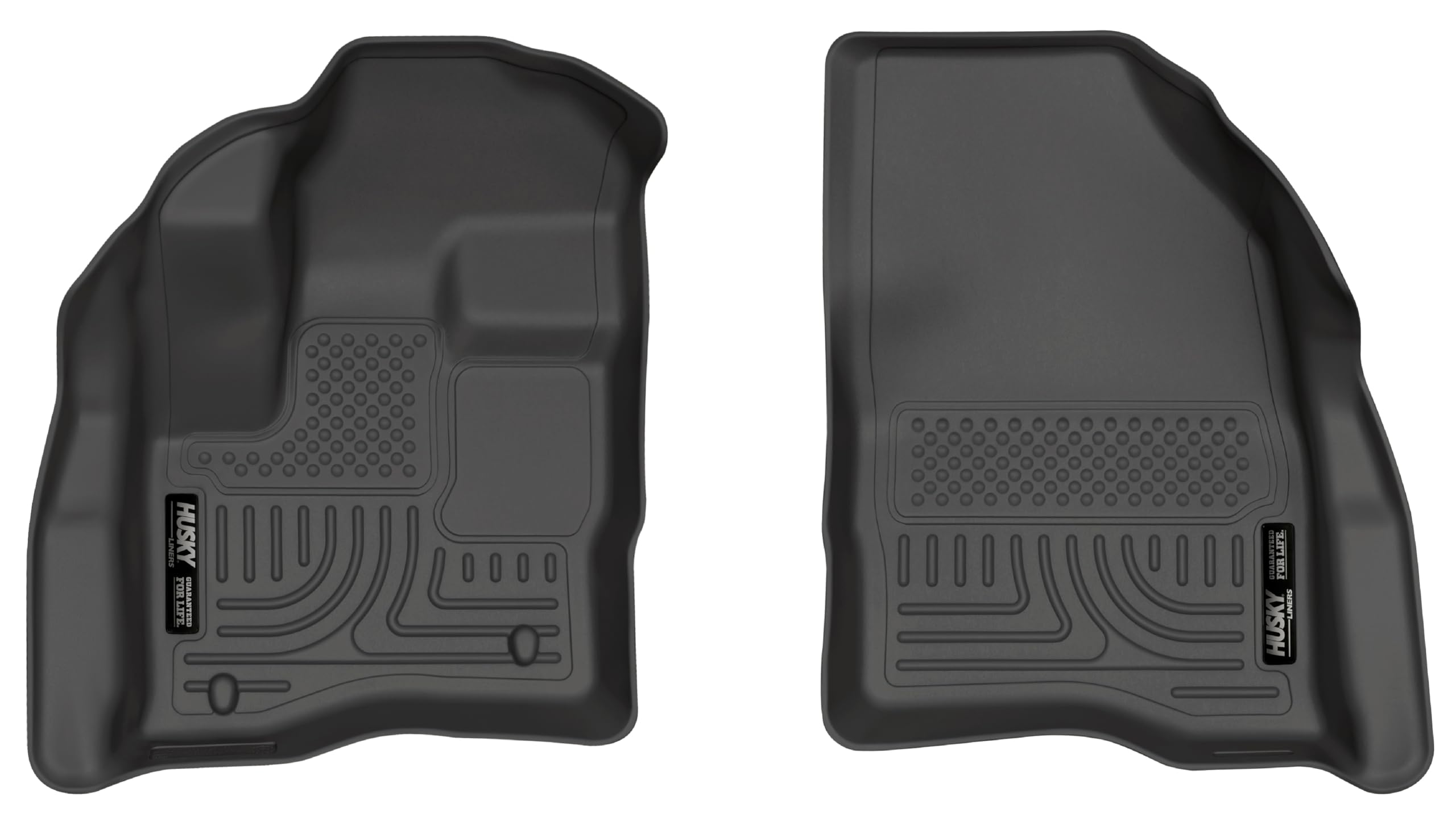 Weatherbeater Husky Liners Floor Mats | Fits 2010-2019 Ford Taurus | Front Row, 1-pc Black - 17031