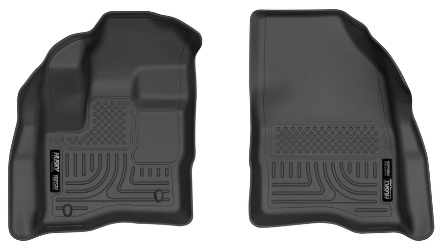 Weatherbeater Husky Liners Floor Mats | Fits 2010-2019 Ford Taurus | Front Row, 1-pc Black - 17031