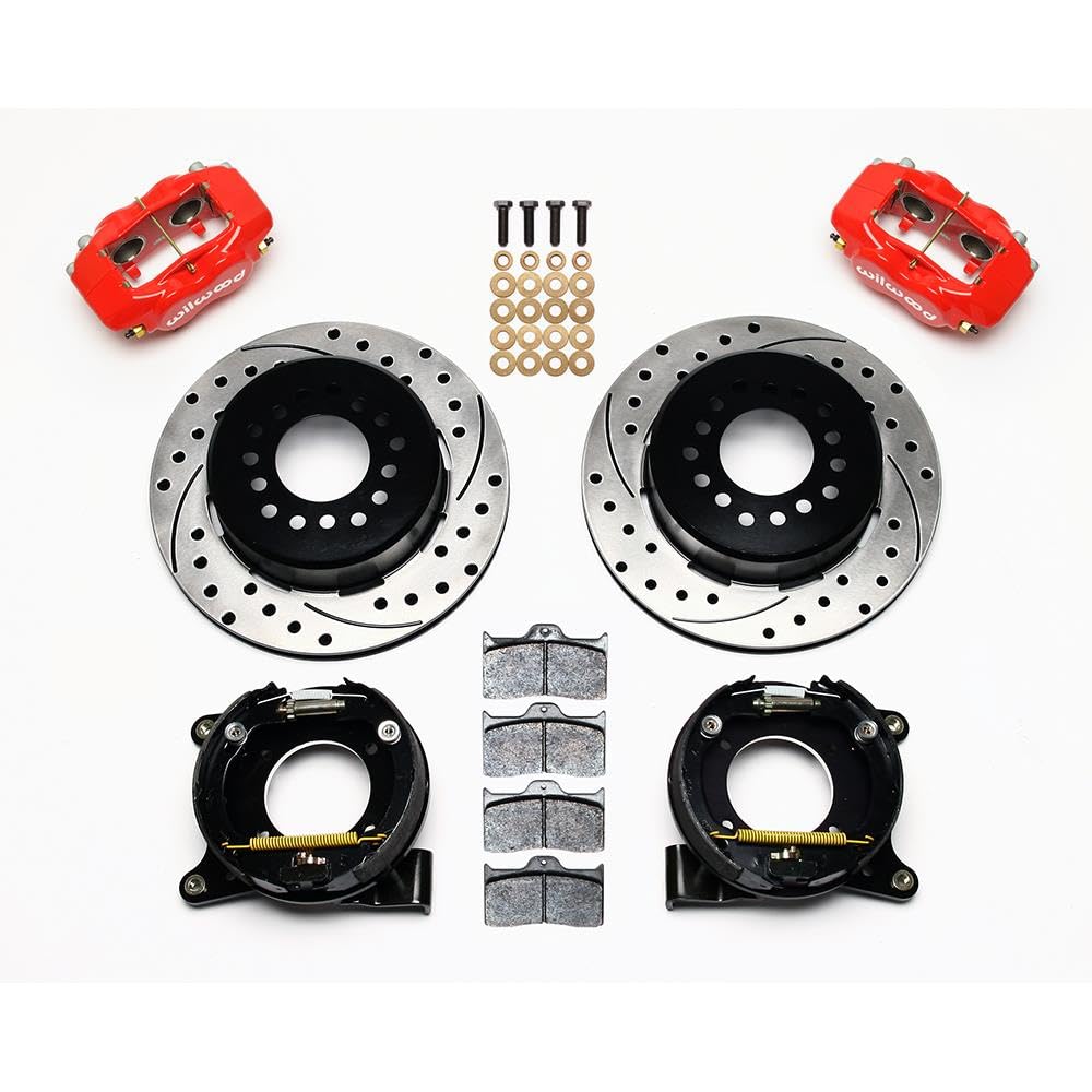 P/S Park Brake Kit, Drilled WilwoodFDLI Red