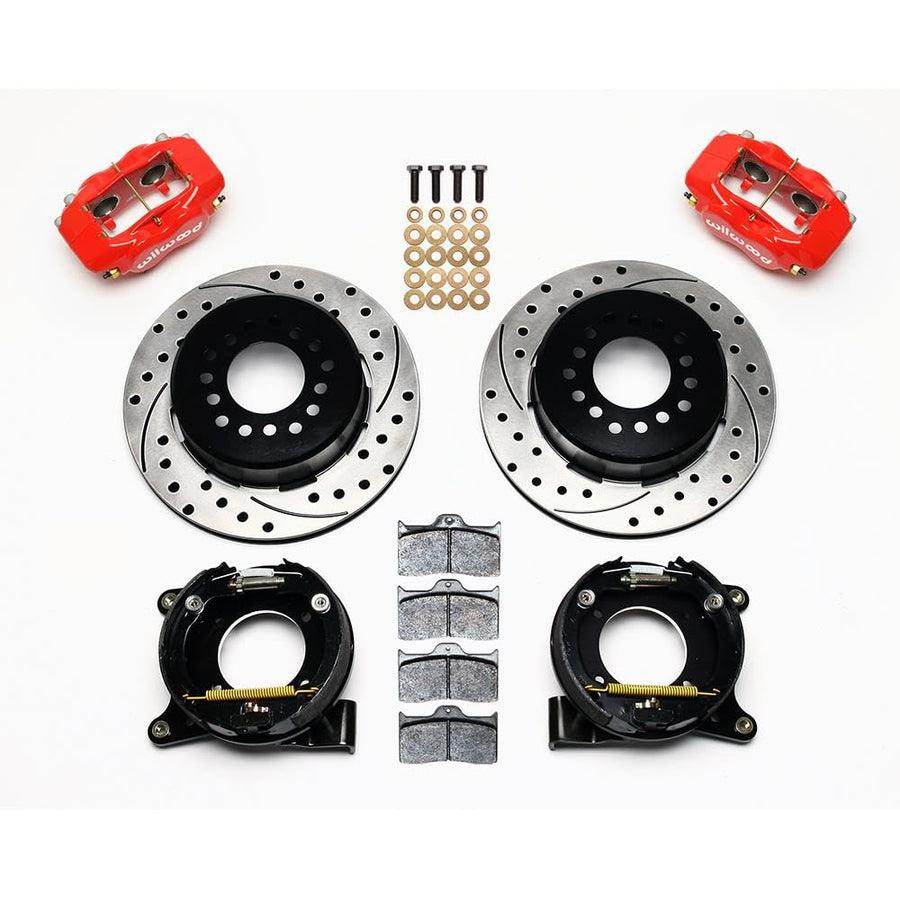 P/S Park Brake Kit, Drilled WilwoodFDLI Red
