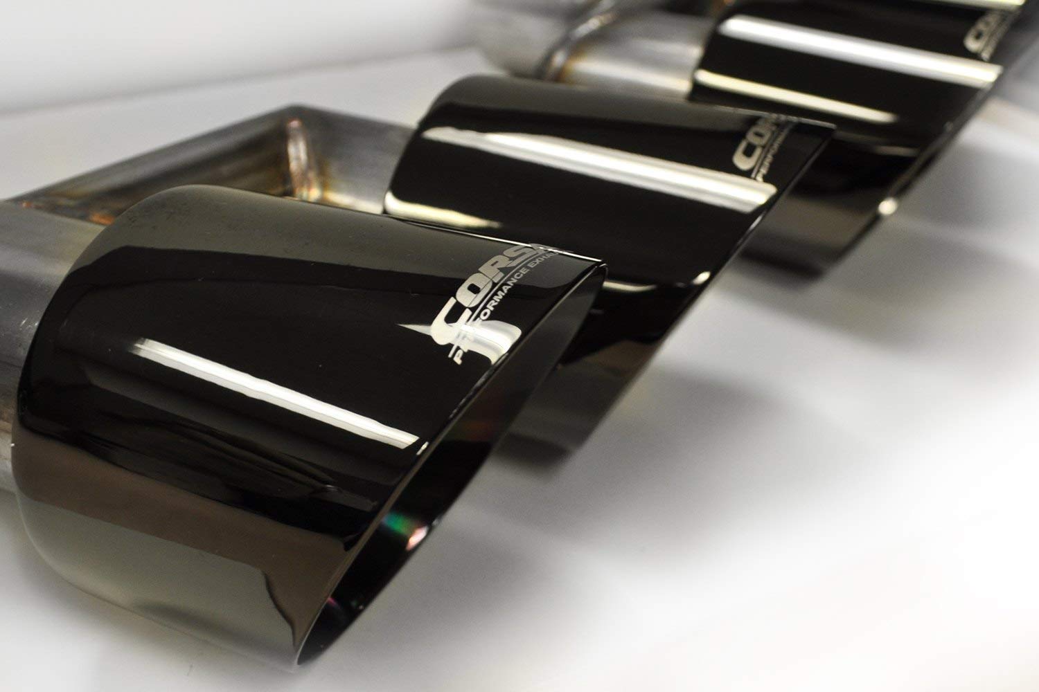 Black Corsa Tip Kit (Ford Mustang GT) 14333BLK