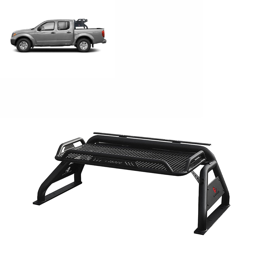 Atlas Roll Bar Black Black Horse Compatible with 2005-2021 Nissan Frontier-ATRB-NIFRB