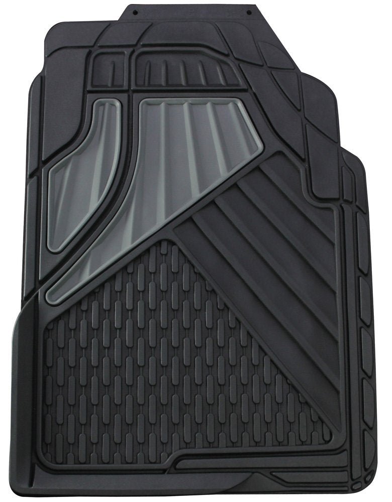 Full Size Go Gear 11179000 Heavy Duty Black Floor Mats (4 Piece Set)