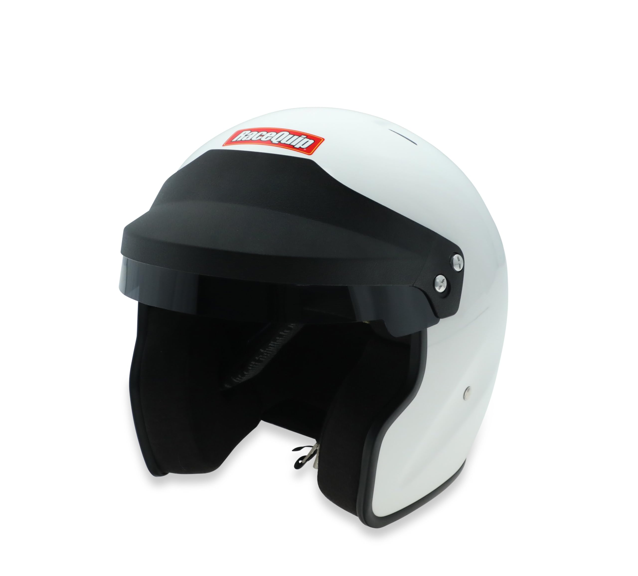 Open Face Helmet RaceQuip OF20 Series Snell SA-2020 Rated Gloss White X-Large 256116
