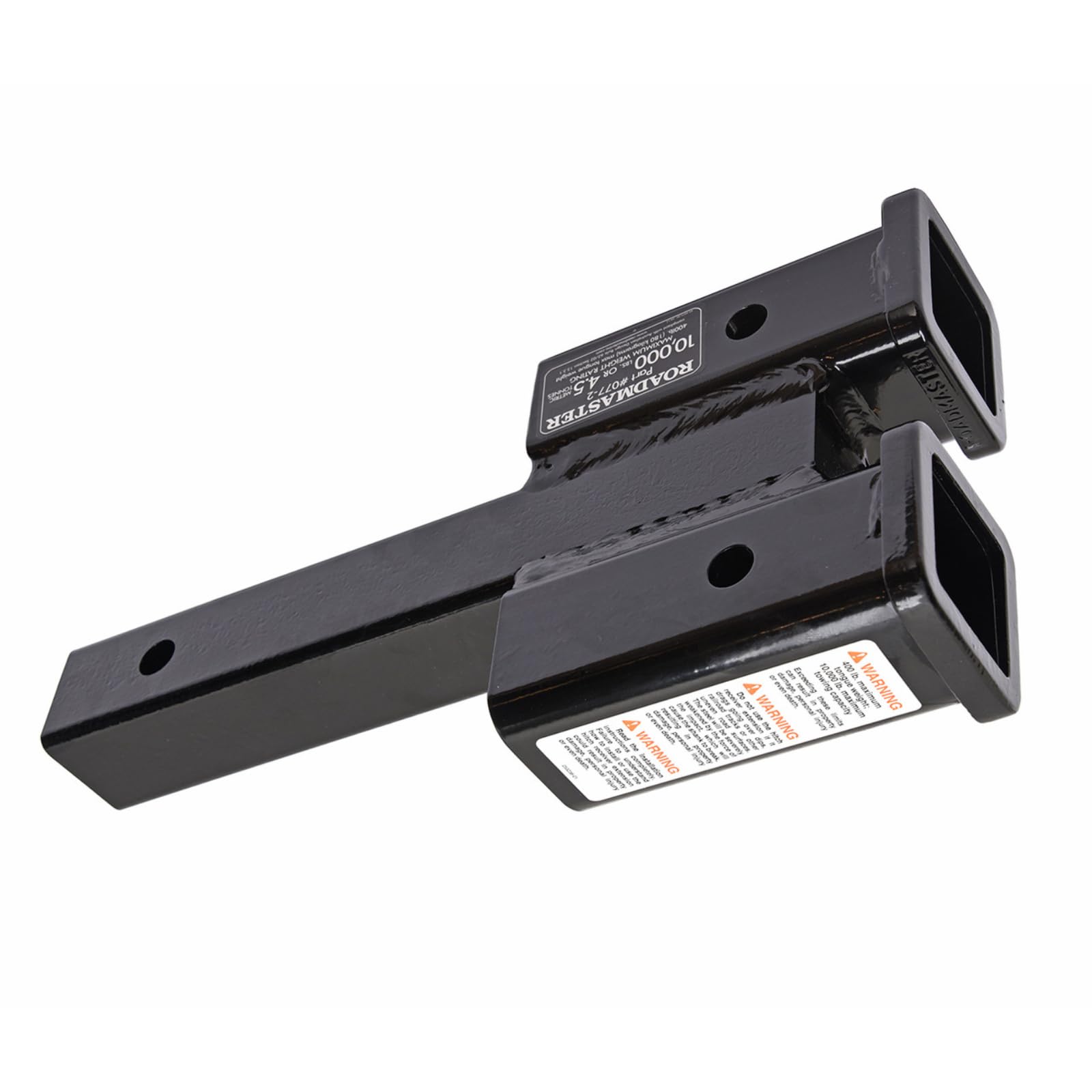 Dual Receiver Hitches Roadmaster 077-2 with 2" Top and Bottom Offset fits 2" Receiver Hitch | 10,000 lbs Towing Capacity | 400 lbs Max Tongue Weight | Durable Powder Coat Finish | Made in The USA