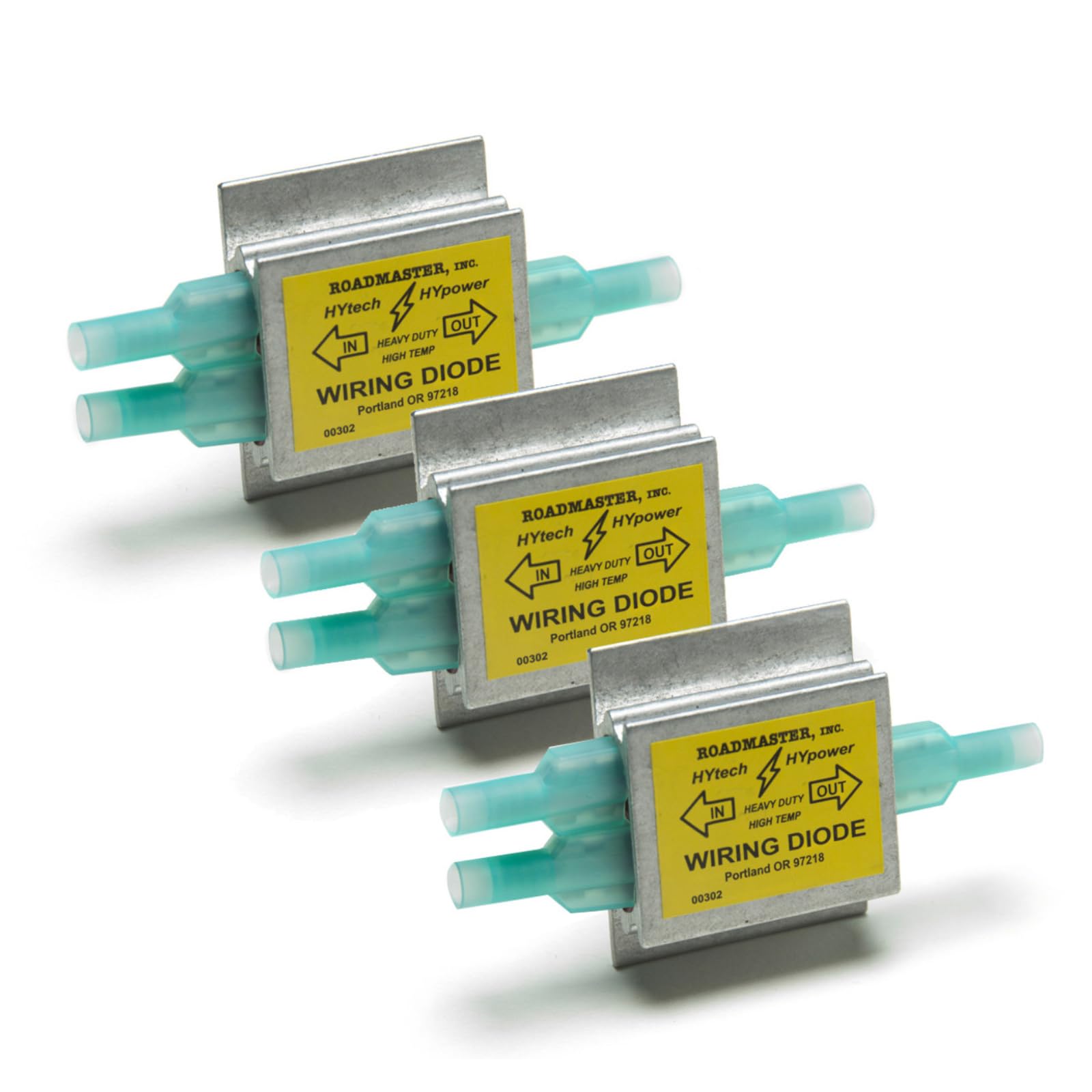 Pack of 3 Roadmaster 793 Hy-Power Diodes Compatible with RVs & Flat Towed Vehicles | Prevents Cross-Wiring Between Towed Vehicle & Motorhome Lights | Safe, Dependable Operation | Built to Last