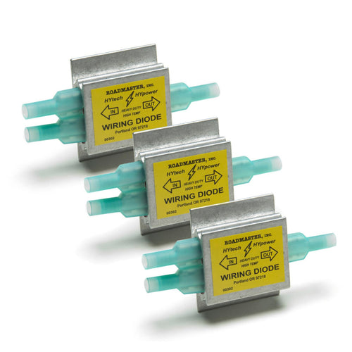 Pack of 3 Roadmaster 793 Hy-Power Diodes Compatible with RVs & Flat Towed Vehicles | Prevents Cross-Wiring Between Towed Vehicle & Motorhome Lights | Safe, Dependable Operation | Built to Last