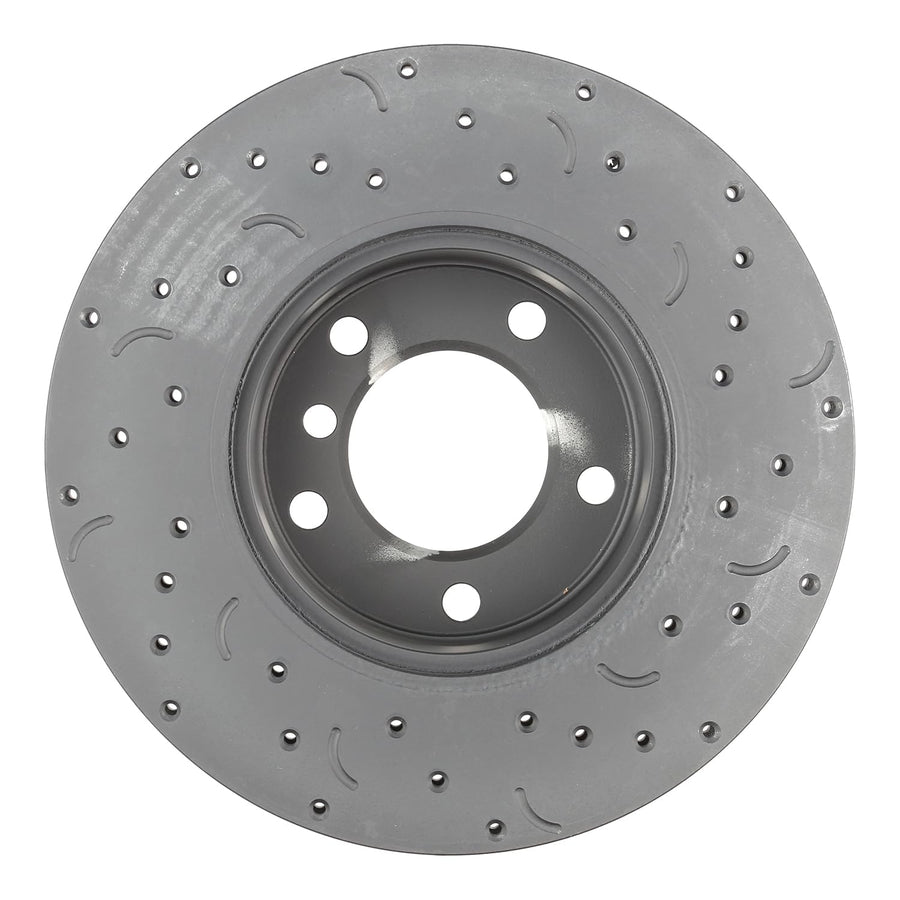 Talon Cross-Drilled and Slotted Vented Rotor, Hawk Performance Brakes, 11.65 in. Diameter, 3 in. Height