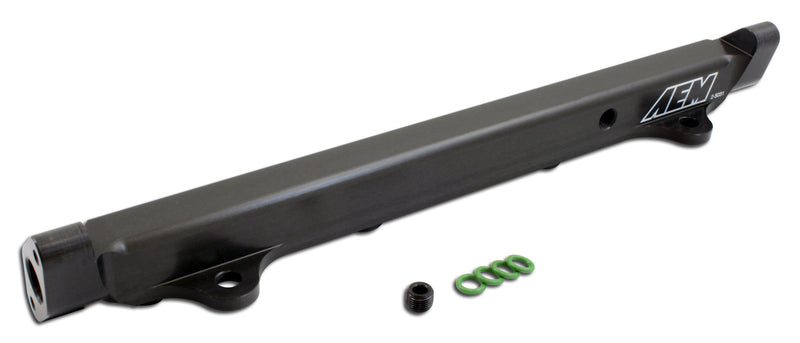 High Volume AEM 25-131BK Black Fuel Rail