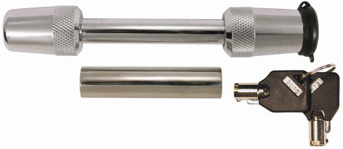 Trimax Stainless Steel Universal Receiver Lock - Fits 1/2" & 5/8" with Sleeve SXTS32, Clam Packaging