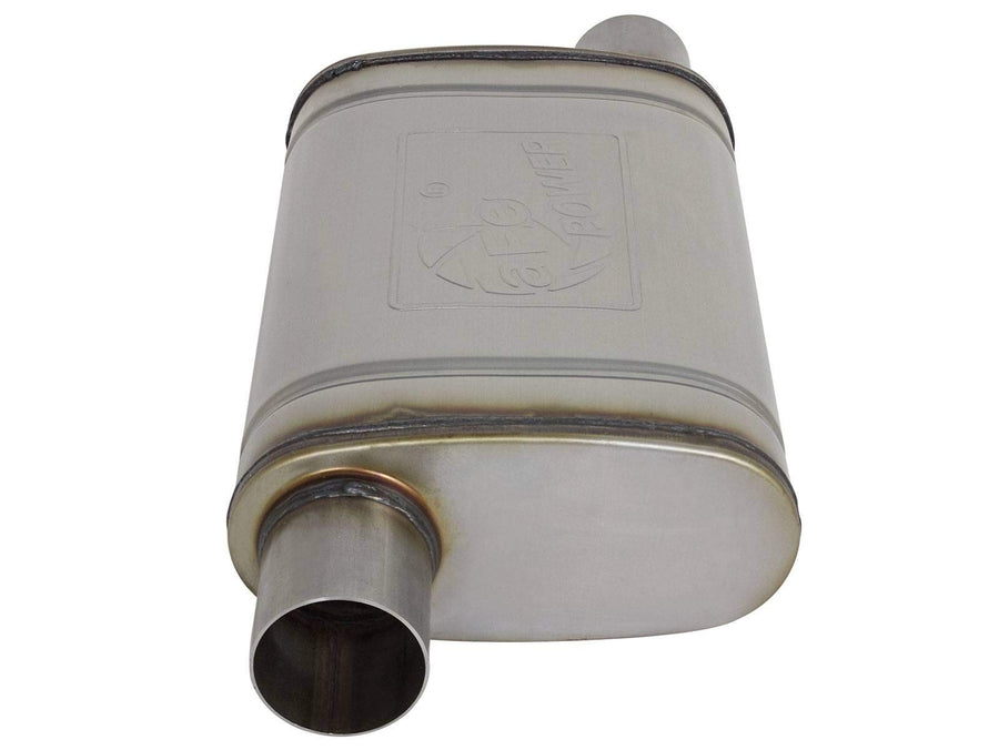 Mach Force-Xp aFe Power 49M00028 2-1/2" 409 Stainless Steel Muffler, 1 Pack