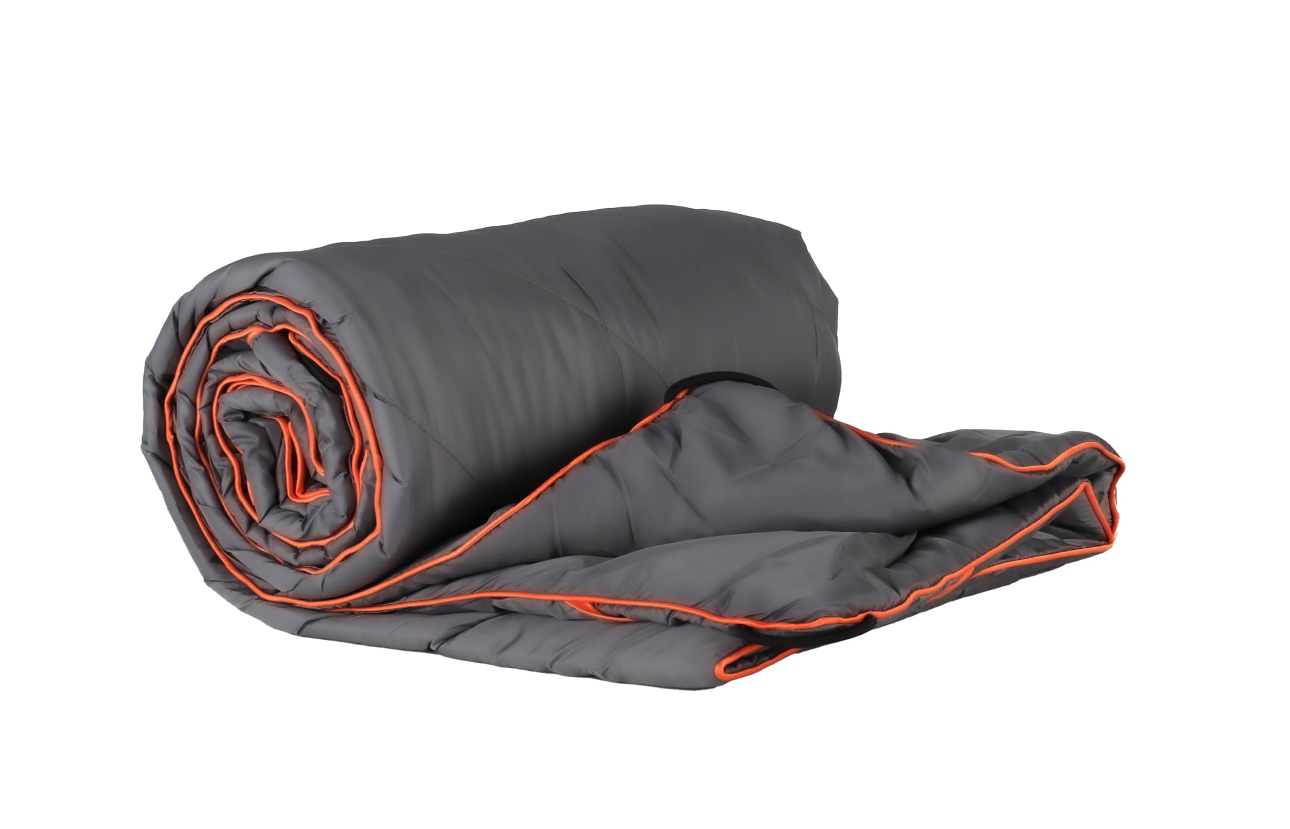 Outdoor Grizzly Blanket | Camping Hiking Hunting Fishing Outdoor Park | Weather Resistant | Carrying Case | Cape or Sleeping Bag | Charcoal/Orange