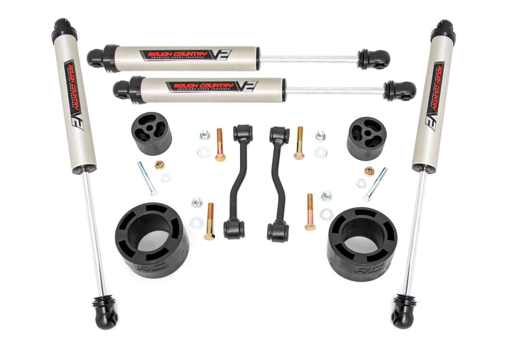 2.5" Rough Country Leveling Kit w/V2 Shocks for 20-24 Jeep Gladiator JT - 63470