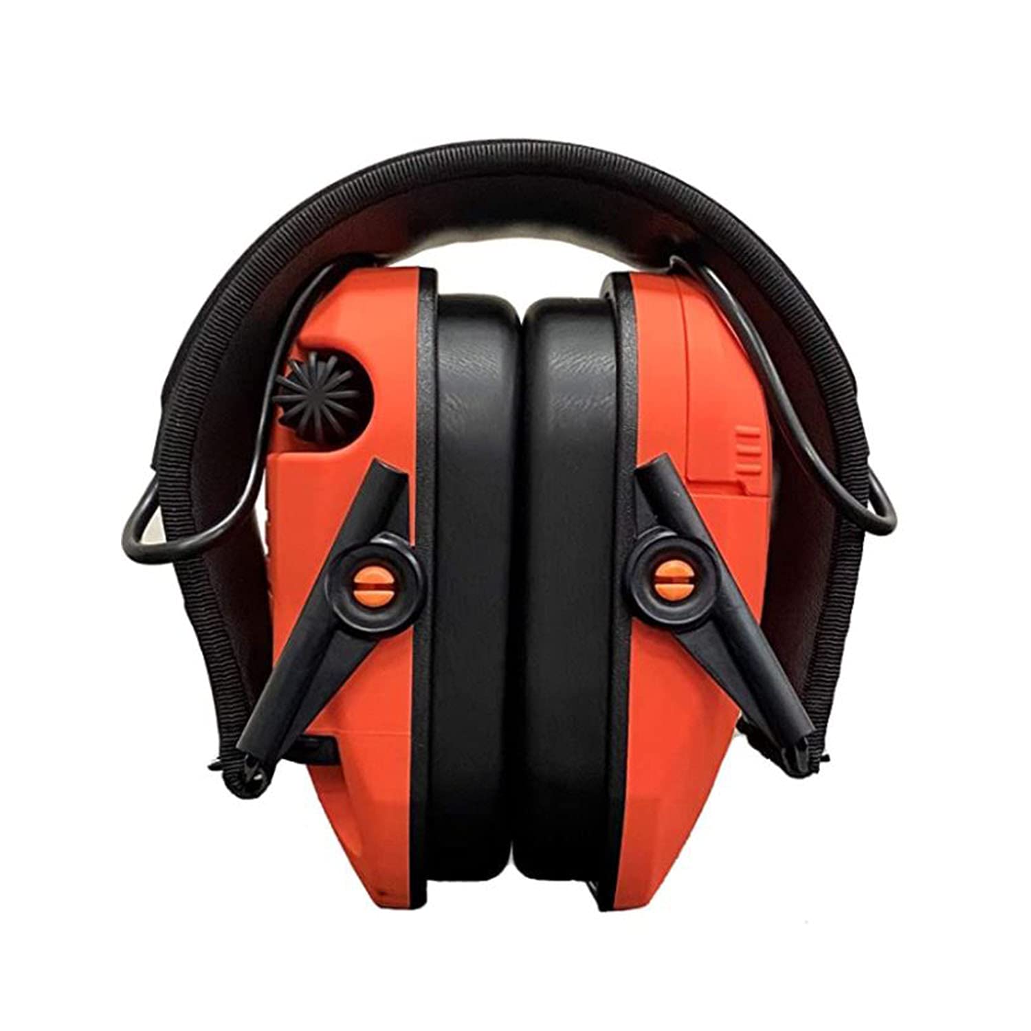 Walker's Ultra Low Profile Razor Slim Compact Design Adjustable Range Shooting Hunting Hearing Protection Electronic Earmuffs, Coral