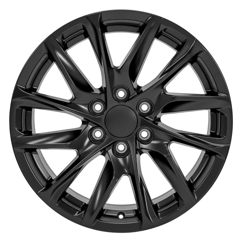 20 Inch OE Wheels CA90 Rim Fits Escalade Style 6x139.7 20x9 Satin Black - Hollander 4875 (1)