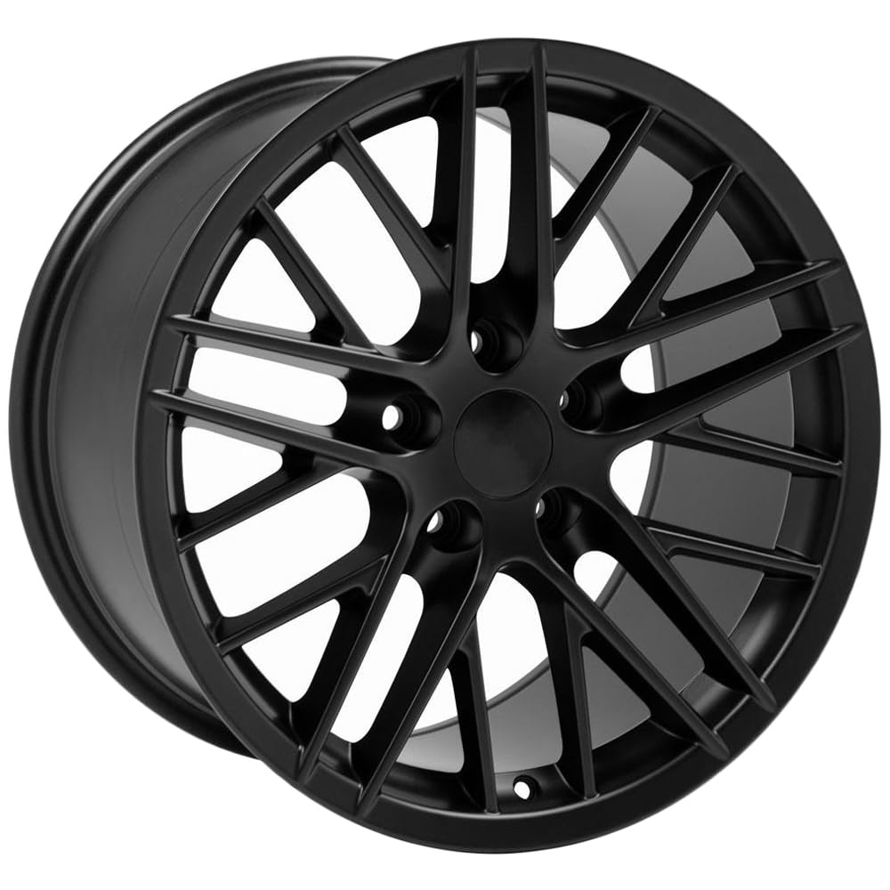 CV08A-18105-5475-56B1 Satin Black Wheel Painted OE Wheels LLC (18 x 10.5 inches /5 x 120 mm, 56 mm Offset)