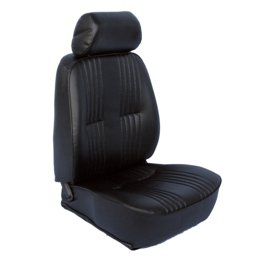 ProCar 80-1300-51R by Scat PRO-90 Series 1300 Black Vinyl Right Recliner Seat with Headrest