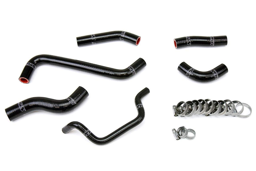 Black HPS 57-1242-BLK Silicone Radiator Coolant Hose Kit