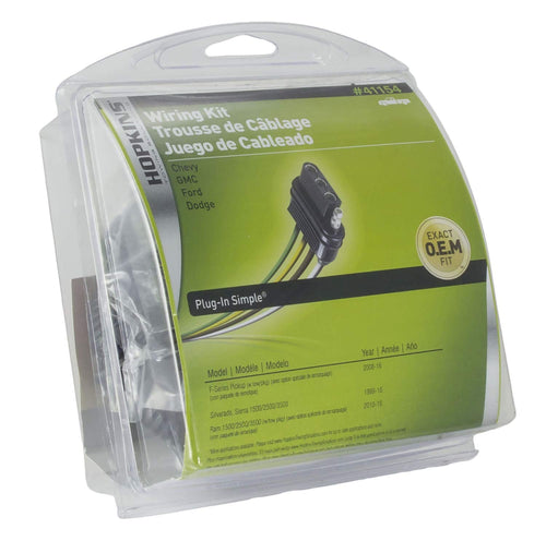 4 Flat Hopkins 41154 Oe Gm Connector